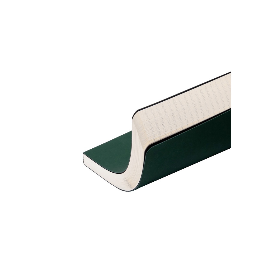 Ежедневник А5 недатированный Megapolis Velvet Flex, темно-зеленый