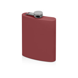 Фляжка 240 мл Remarque soft touch, 304 сталь, бургунди