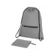 Складной рюкзак со шнурком Coss, heather medium grey