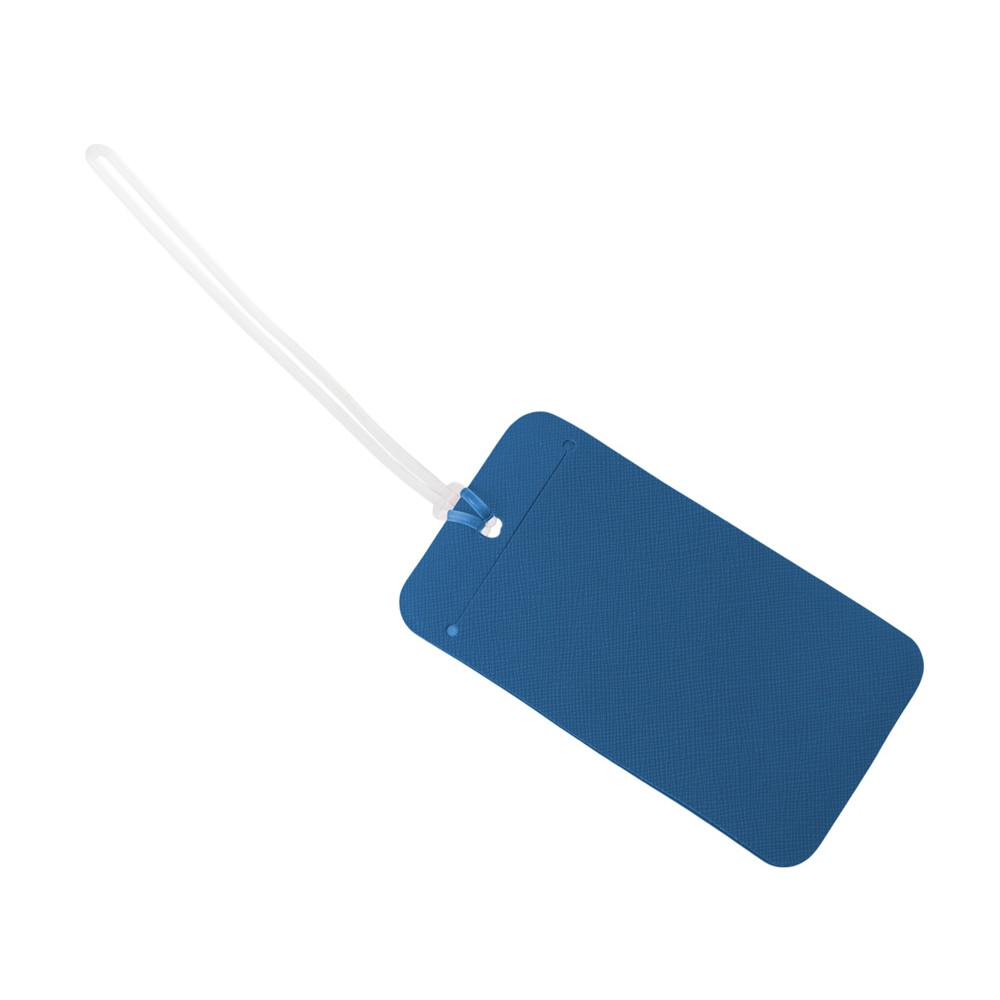 Багажная бирка Favor на силиконовой петле, синий