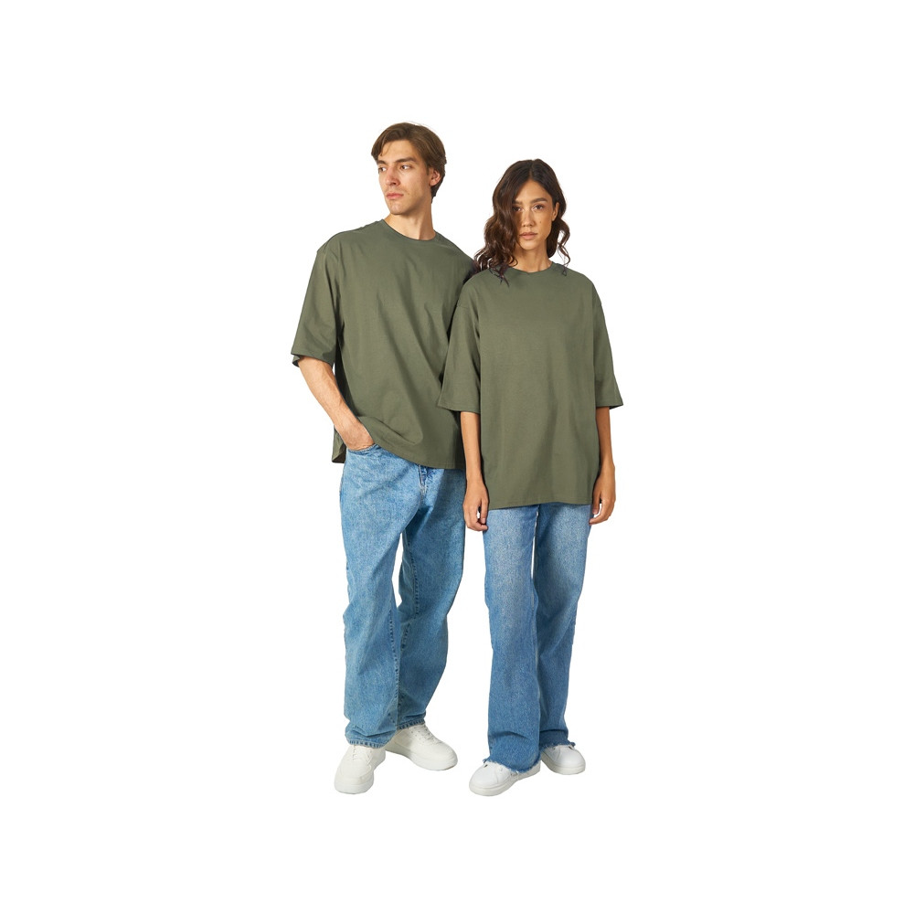 Футболка Berlin к/р оверсайз, 100% хлопок, 180гр, хаки, цвет хаки