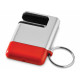 Подставка-брелок для мобильного телефона GoGo, серебристый/красный