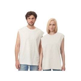 Майка оверсайз Berlin, унисекс, молочный