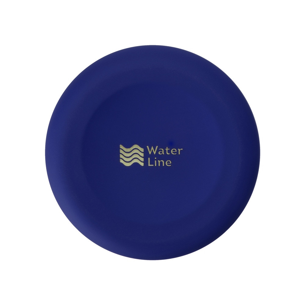 Вакуумная термобутылка Cask Waterline, soft touch, 500 мл, тубус, синий