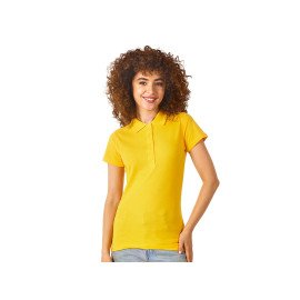 Рубашка поло First женская, золотисто-желтый