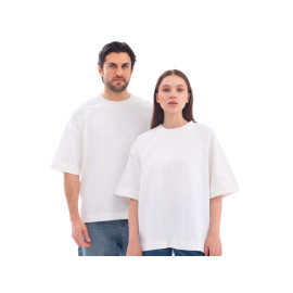 Футболка оверсайз Beta.01 унисекс, молочный