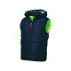 Жилет мужской, Slazenger, темно-синий/зеленое яблоко Жилет мужской, Slazenger, темно-синий/зеленое яблоко