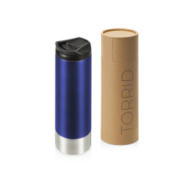 Герметичная термокружка c двойными стенками и медным слоем Torrid, 470 мл, темно-синий