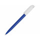 Ручка пластиковая шариковая Каролина Color BRL, синий/белый