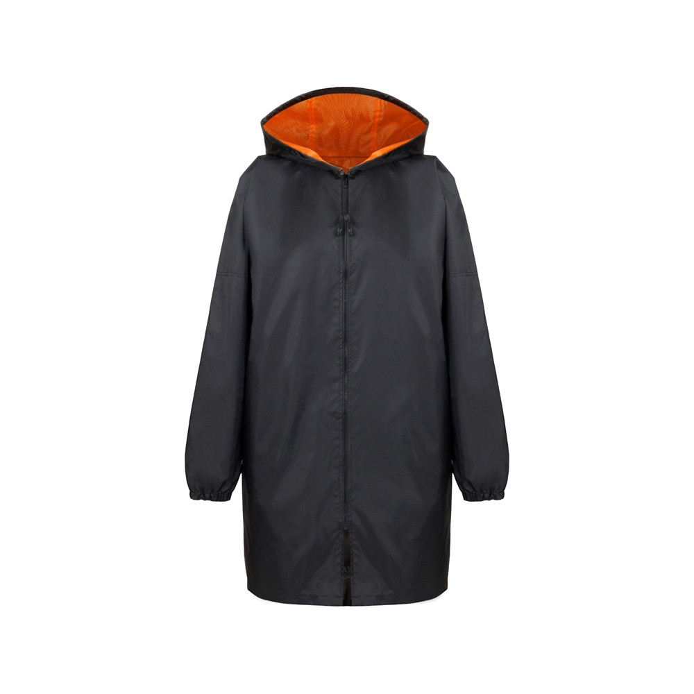 Дождевик Bi-color унисекс, оранжевый/черный