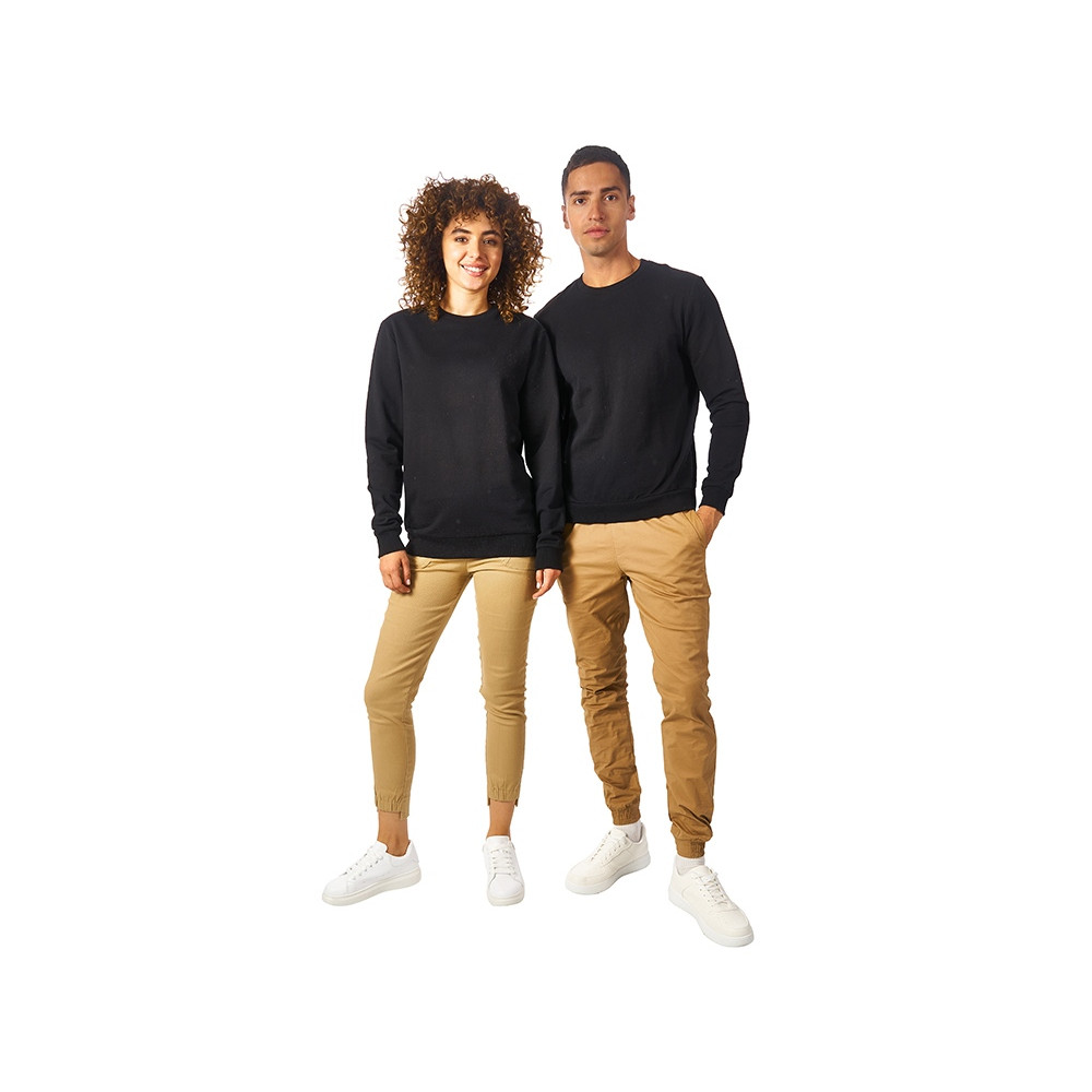 Свитшот Motion унисекс с начесом, черный