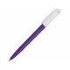 Ручка пластиковая шариковая Каролина Color BRL, фиолетовый/белый