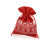 Мешочек подарочный новогодний, хлопок, средний, красный Мешочек подарочный новогодний, хлопок, средний, красный