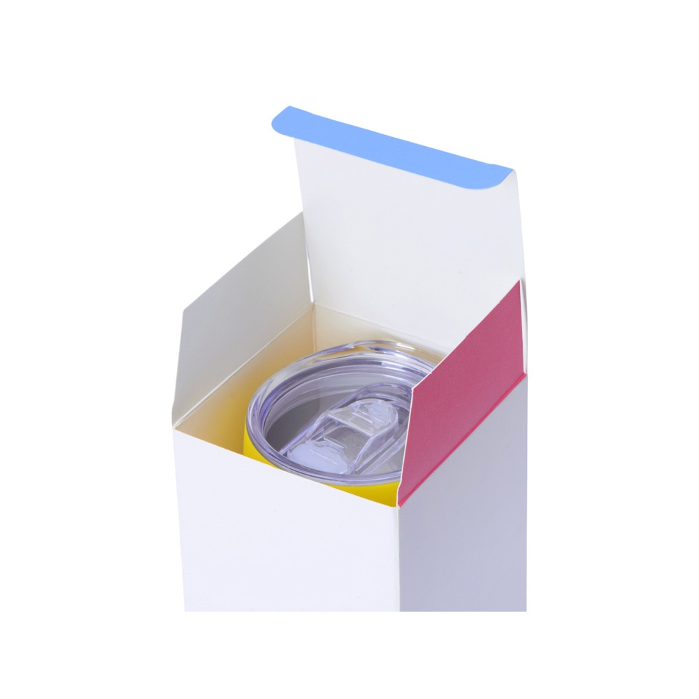 Термокружка Vacuum mug C1, soft touch, 370мл, желтый