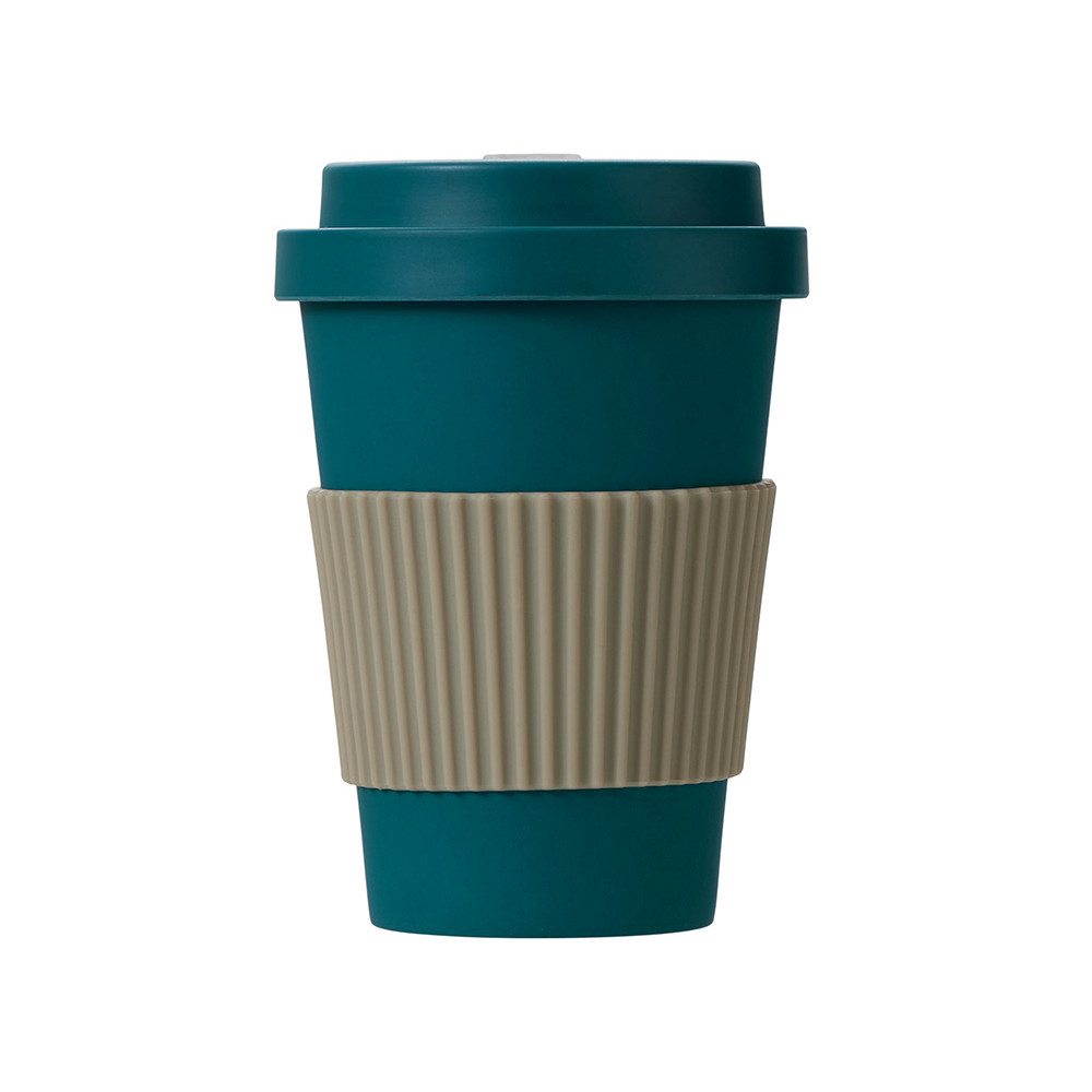 Термокружка Muffin из натуральных волокон, бензиновый синий