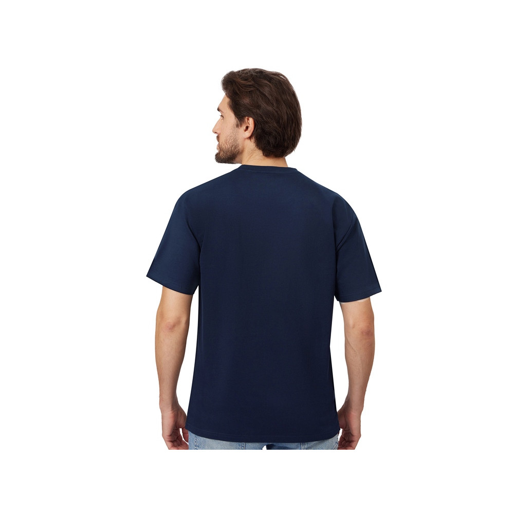 Футболка из френч терри Warsaw унисекс 220гр, темно-синий