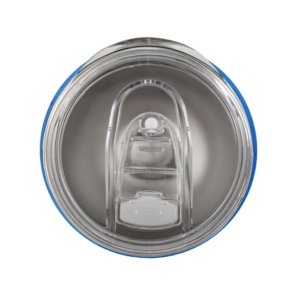 Вакуумная термокружка Sense, непротекаемая крышка, крафтовая упаковка, синий