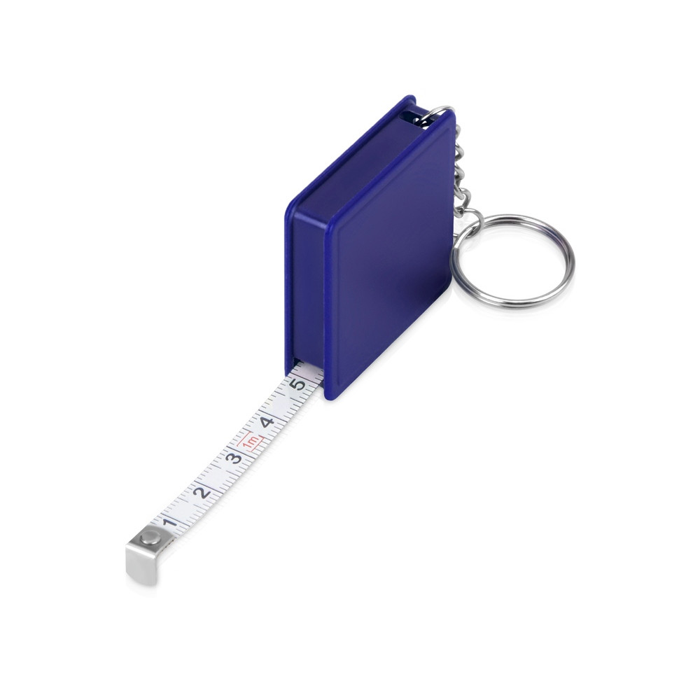 Брелок-рулетка, 1 м., синий