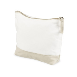 Косметичка хлопковая Cotton, белый/бежевый Косметичка хлопковая Cotton, белый/бежевый