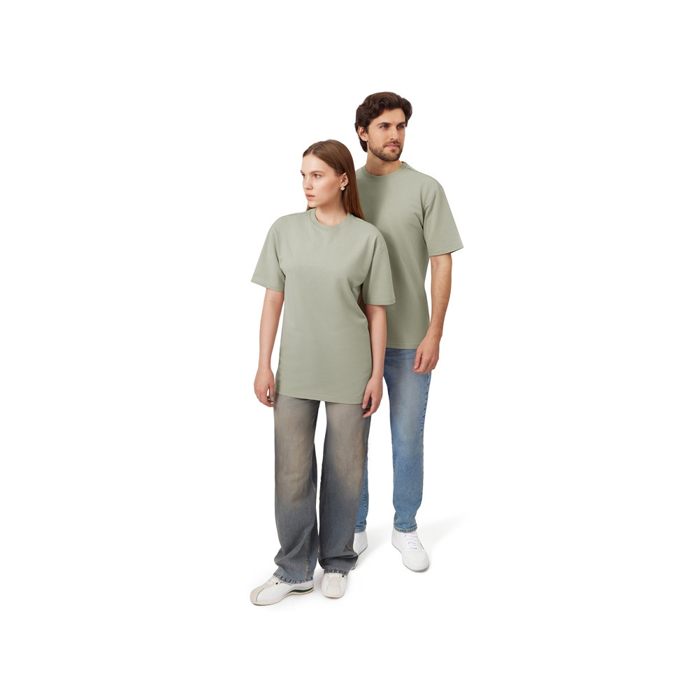 Футболка из френч терри Warsaw унисекс 220гр, оливковый