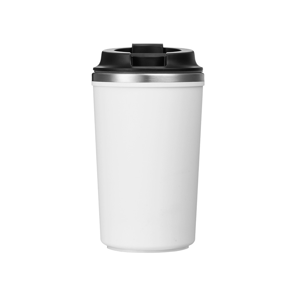 Герметичная термокружка на присоске Kick, 350 мл, белый