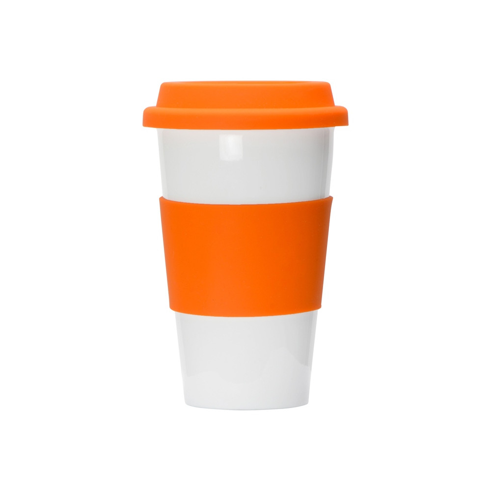 Фарфоровая кружка с двойными стенками Toronto, 300мл, оранжевый