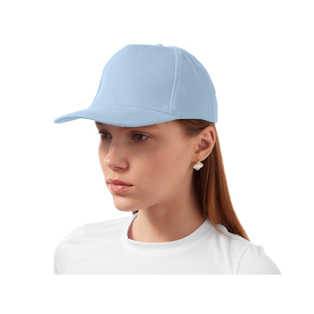 Бейсболка Florida 350 5-панельная, небесно-голубой