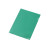 Папка-уголок прозрачный формата А4  0,18 мм, зеленый глянцевый