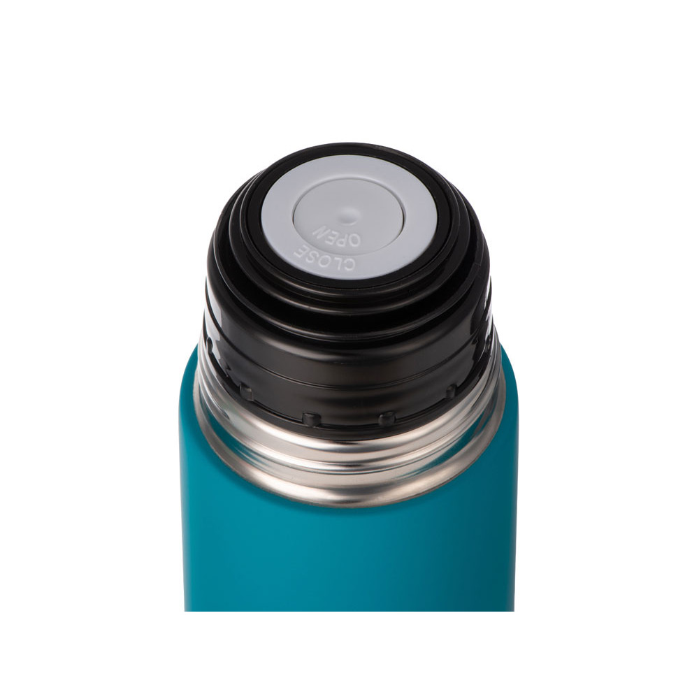 Термос Ямал Soft Touch с чехлом, 500мл, бирюзовый