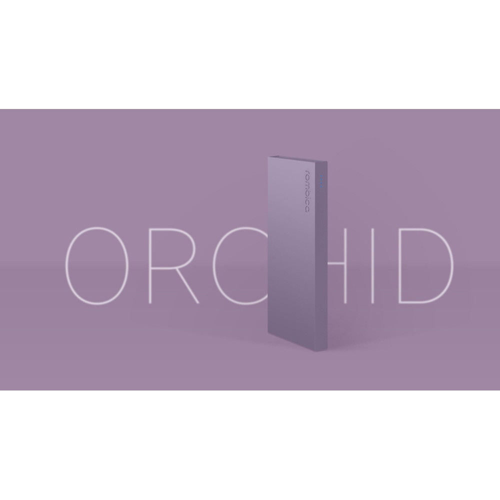 Внешний аккумулятор Rombica NEO ARIA Orchid, 10000мАч, Soft-touch, PD, QCharge, Type-C, сиреневый