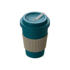 Термокружка Muffin из натуральных волокон, бензиновый синий