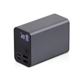 Внешний аккумулятор для ноутбуков EpIQ, 100 Вт, 30000 mAh, темно-серый