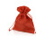 Мешочек подарочный, искусственный лен, средний, красный Мешочек подарочный, искусственный лен, средний, красный