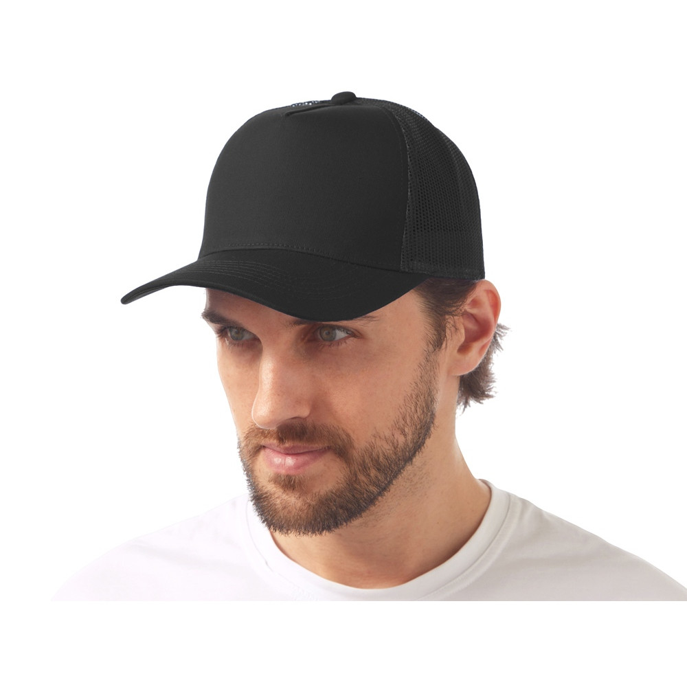 Бейсболка Kansas, черный