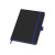 Блокнот ColorNote Black, твердая обложка A5, 80 листов, черный с синим