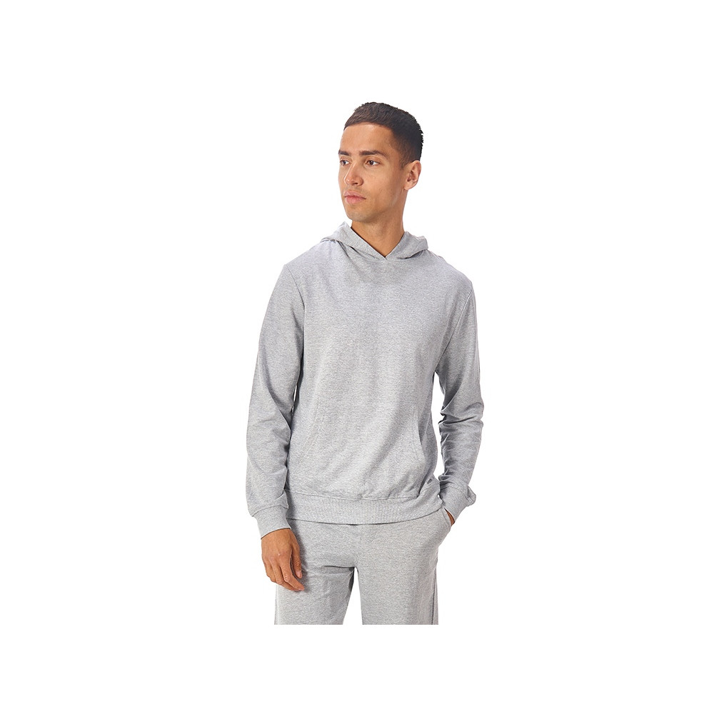 Худи Warsaw, футер 220гр, серый меланж