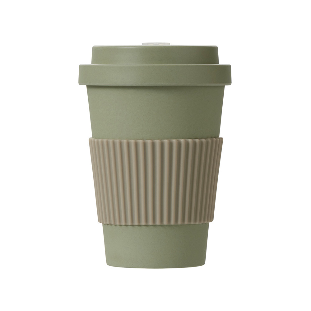 Термокружка Muffin из натуральных волокон, оливковый