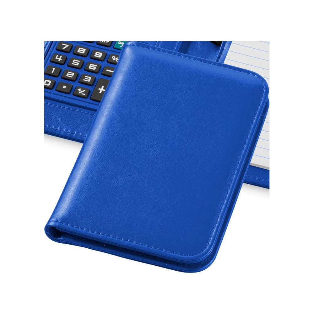 Блокнот А6 Smarti с калькулятором, ярко-синий