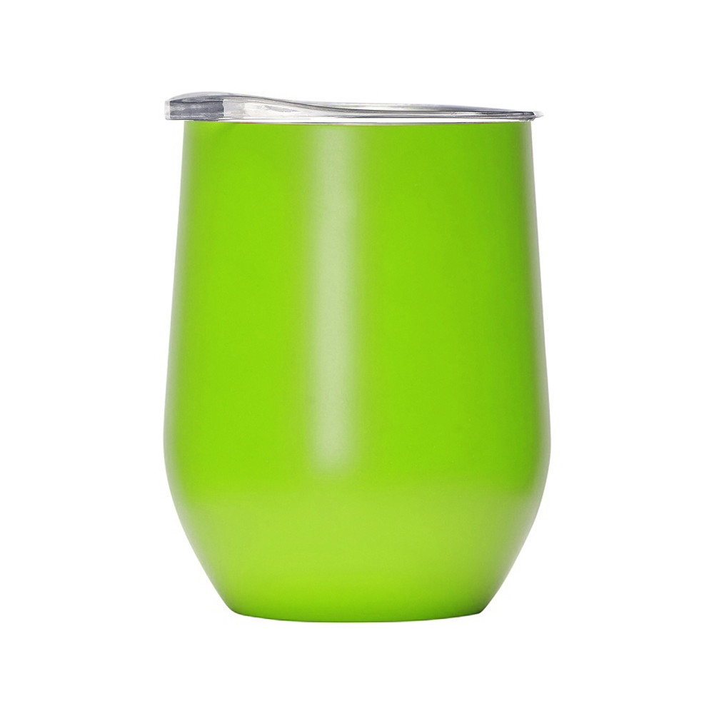 Вакуумная термокружка Sense, непротекаемая крышка, крафтовая упаковка, зеленое яблоко