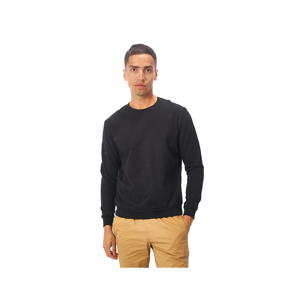 Свитшот Motion унисекс с начесом, черный