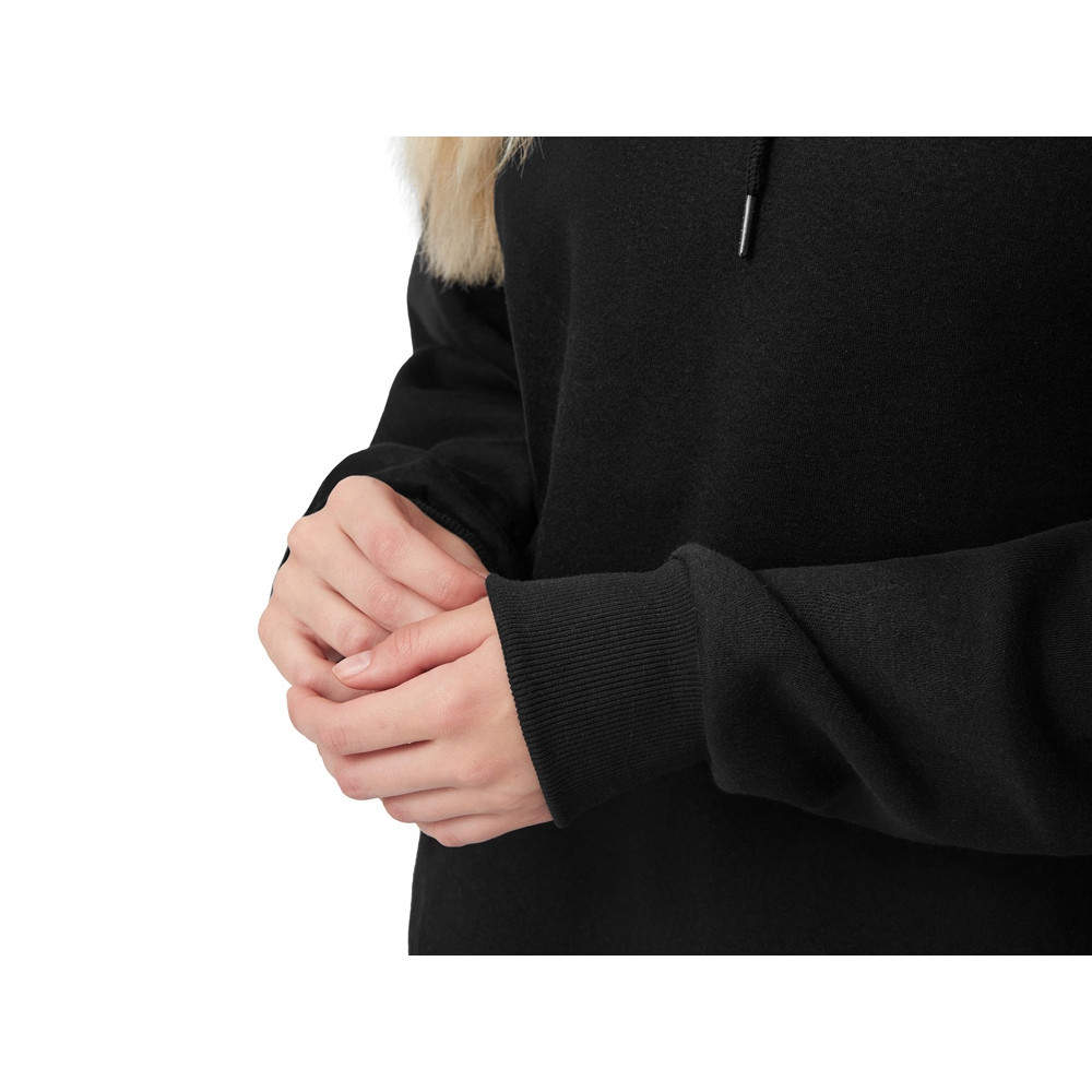 Толстовка с капюшоном оверсайз Lisbon унисекс, черный