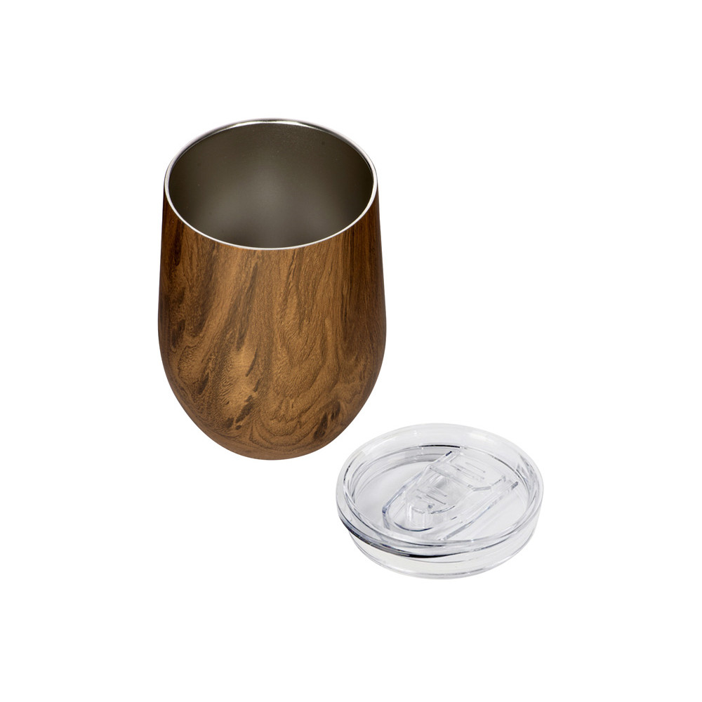 Вакуумная термокружка Britewood S1, непротекаемая крышка, крафтовый тубус