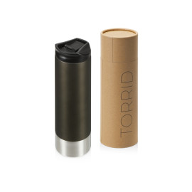 Герметичная термокружка c двойными стенками и медным слоем Torrid, 470 мл, темно-серый