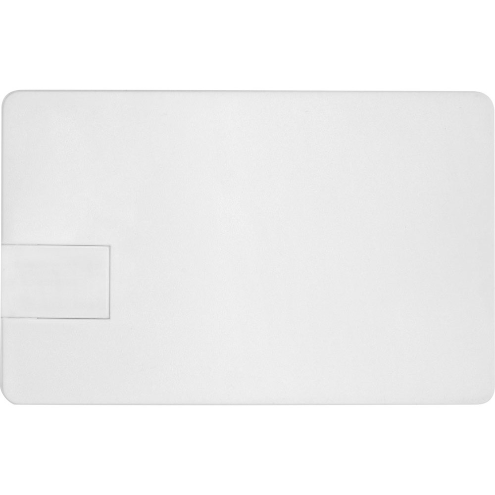 Флеш-карта USB 2.0 16 Gb в виде пластиковой карты Card, белый