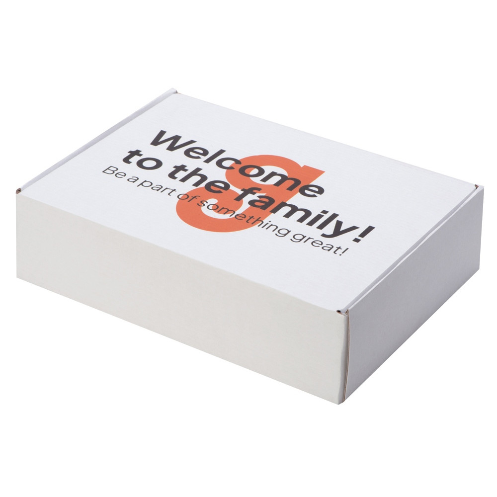 Коробка подарочная Zand M, белый (уф на вылет)