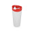 Термокружка Brite 500мл, белый/красный