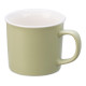 Матовая кружка Nancy 360 мл цветная снаружи, белая внутри, оливковый