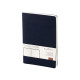 Ежедневник А5 недатированный Megapolis Velvet Flex, темно-синий Navy