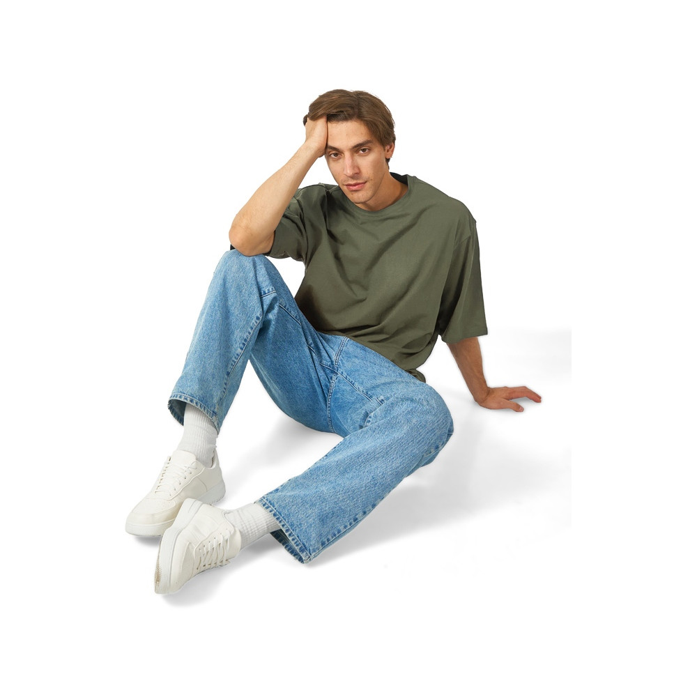 Футболка Berlin к/р оверсайз, 100% хлопок, 180гр, хаки, цвет хаки