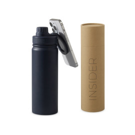 Вакуумная термобутылка с magsafe-держателем INSIDER, 600 мл, синий